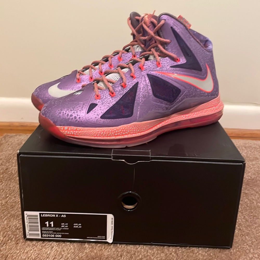 Lebron 10 X All Star Area 72 size 11